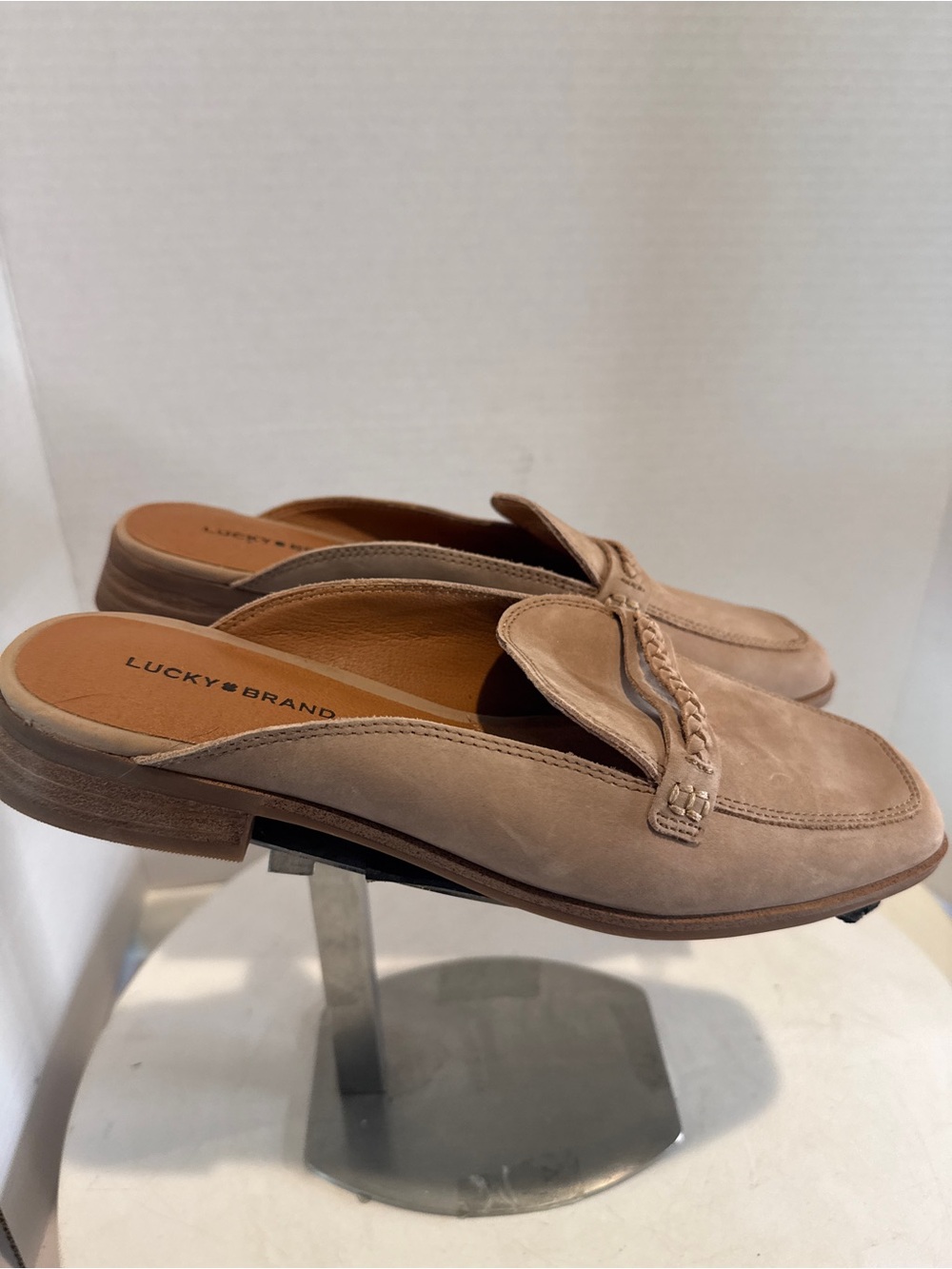 Lucky Brand Linox Leather Upper Women's Mules Sandals Brand New size US 9 - Picture 3 of 10